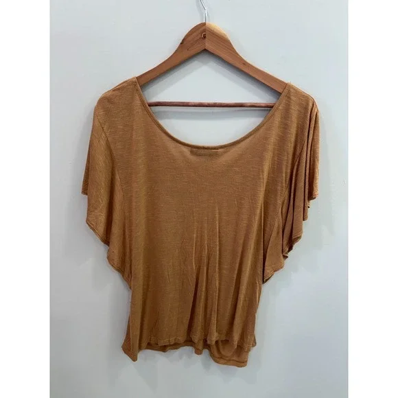 R Marks Women's XL Draped Ruched Front Top Rayon Short Sleeve Blouse Grimlincore - Picture 3 of 9